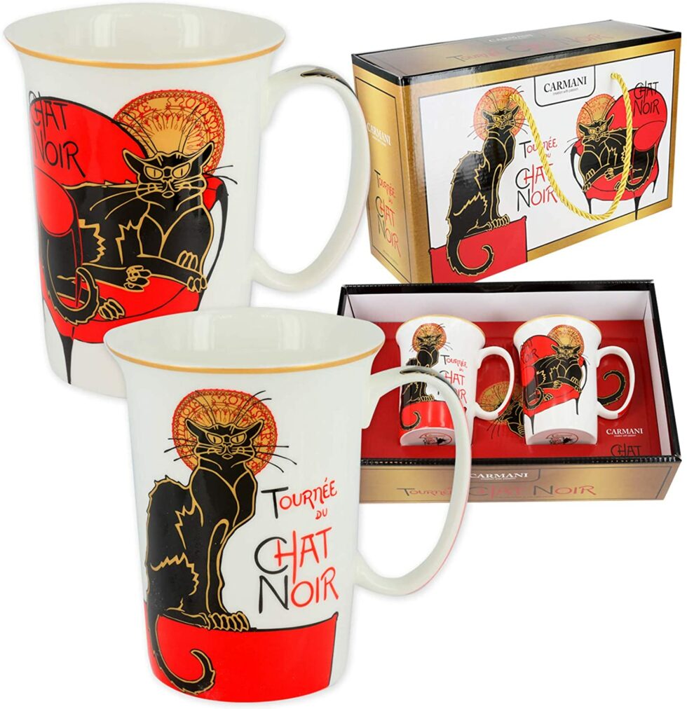 Mug Porcelaine Chat Design Heroic Fantasy Par Lisa Parker - Neuf Dans Son Emballage - Multicolore
