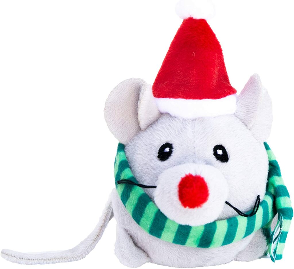 Kong Crackles Jouet à chat Motif Noël et souris Kong Crackles Jouet à chat Motif Noël et souris