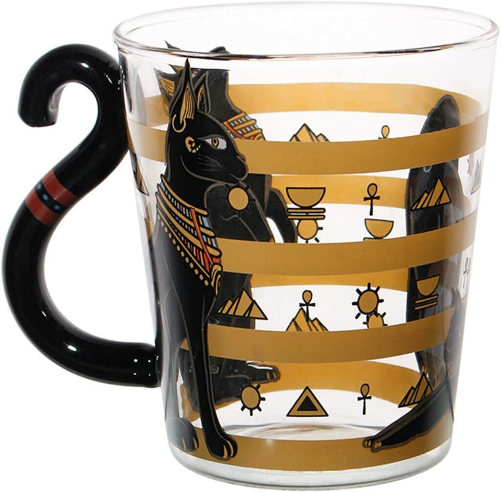 Tasse Chat Égyptien Noir Tasse Chat Égyptien Noir