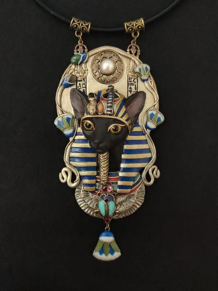 collier chat Bastet collier chat Bastet