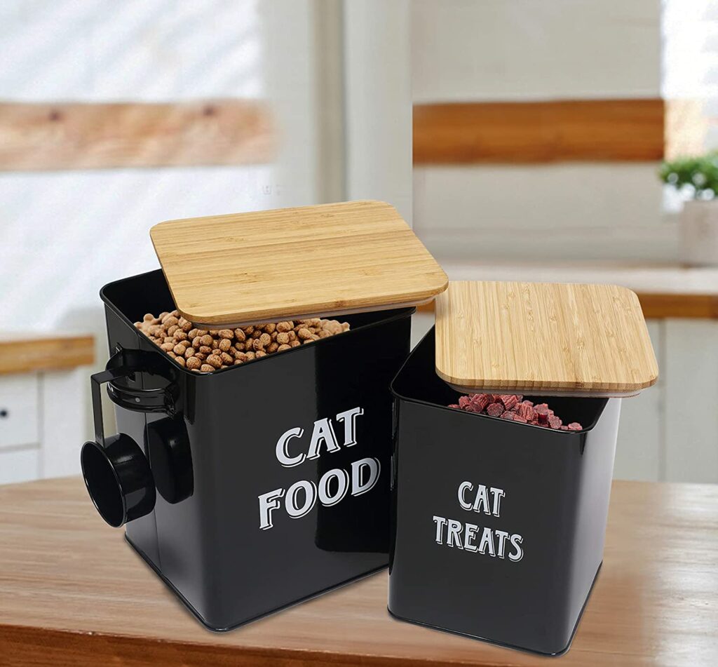  Boîte de Stockage de Nourriture pour chat de chez Morezi