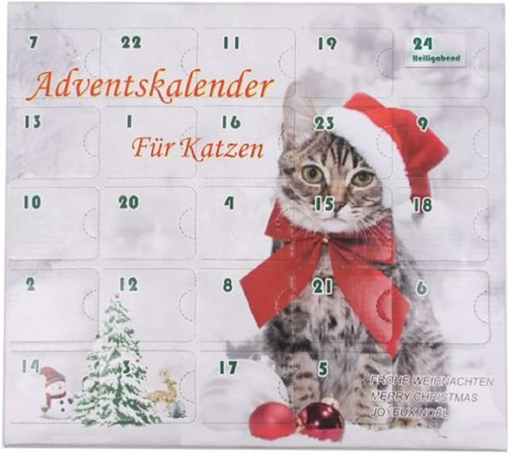 Calendrier De L'Avent Chat 2025 - 24 Pendentifs Acrylique à Accrocher Sur Le Sapin - Pour Enfants Et Adultes