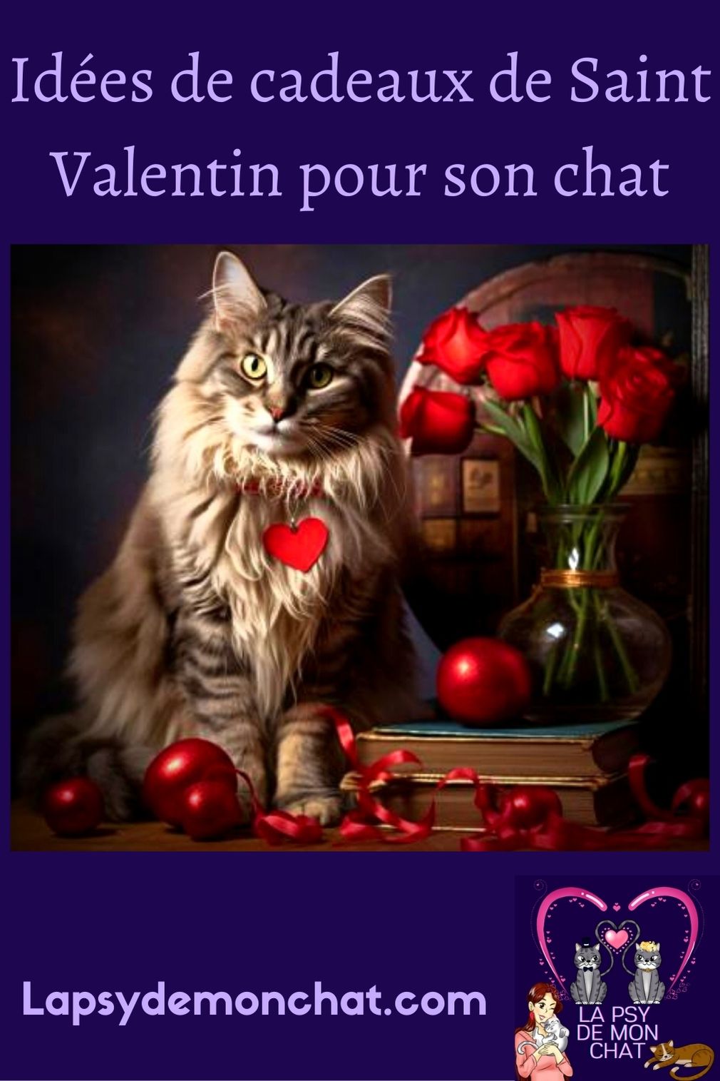 Idées de cadeaux de Saint Valentin pour son chat - pinterest