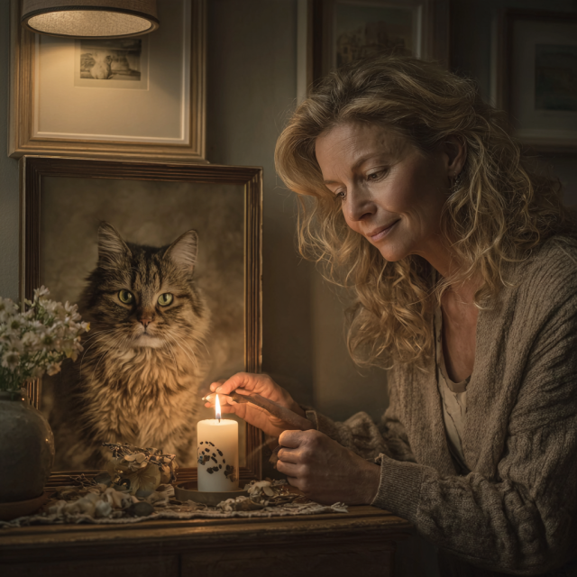 Créer des rituels pour commémorer la mémoire de son chat disparu
