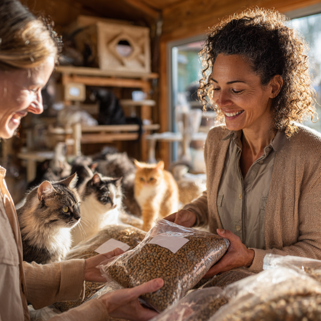 Faire un geste solidaire dans un refuge à la mémoire de son chat